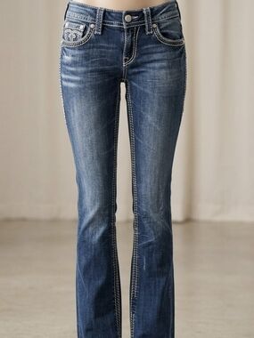 Rock Revival Women's Dark Blue Flare Jeans
